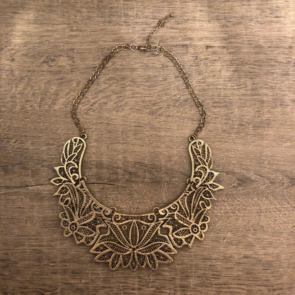LOFT Gold Collar Necklace